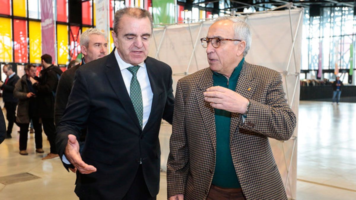 Franco y Blanco conversan durante el Congreso. | ICAL