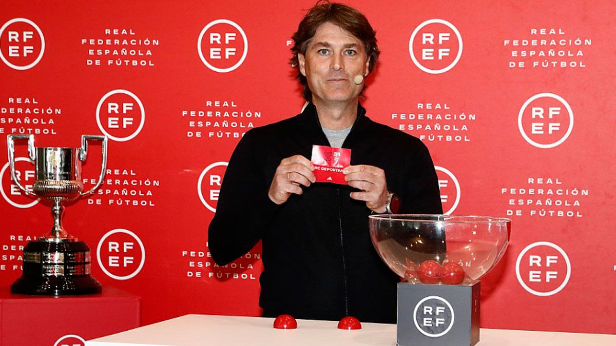Un instante del sorteo. | RFEF Un instante del sorteo. | RFEF