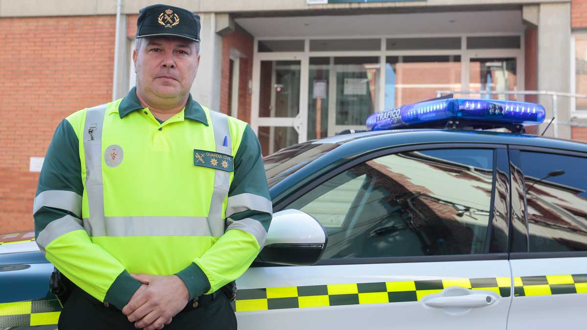 El teniente coronel Francisco González Iturralde, jefe de la Agrupación de Tráfico de la Guardia Civil en Castilla y León. | CAMPILLO / ICAL El teniente coronel Francisco González Iturralde, jefe de la Agrupación de Tráfico de la Guardia Civil en Castilla y León. | CAMPILLO / ICAL
