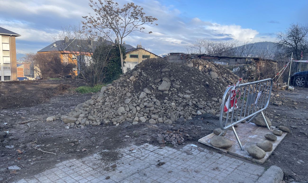 Una de las zonas de obra en Ponferrada. | Javier Fernández