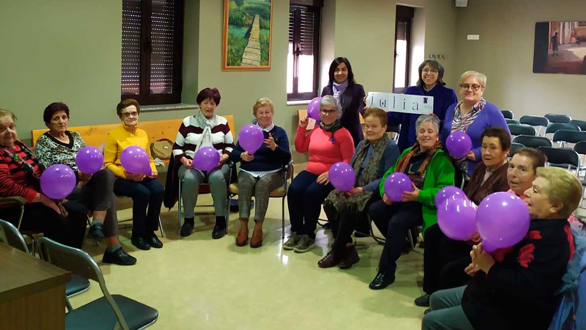 Mujeres participantes en el proyecto Julia en San Justo de la Vega. | L.N.C.