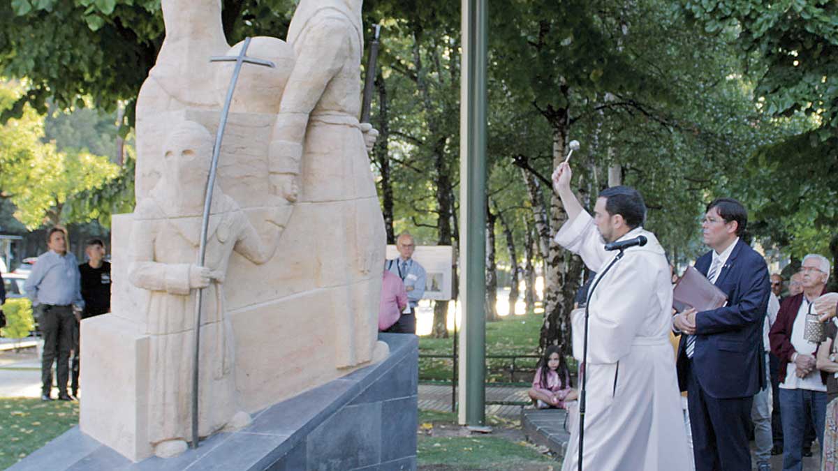 El monumento fue bendecido el 22 de septiembre de 2022 | ANDRÉS ALBIZU