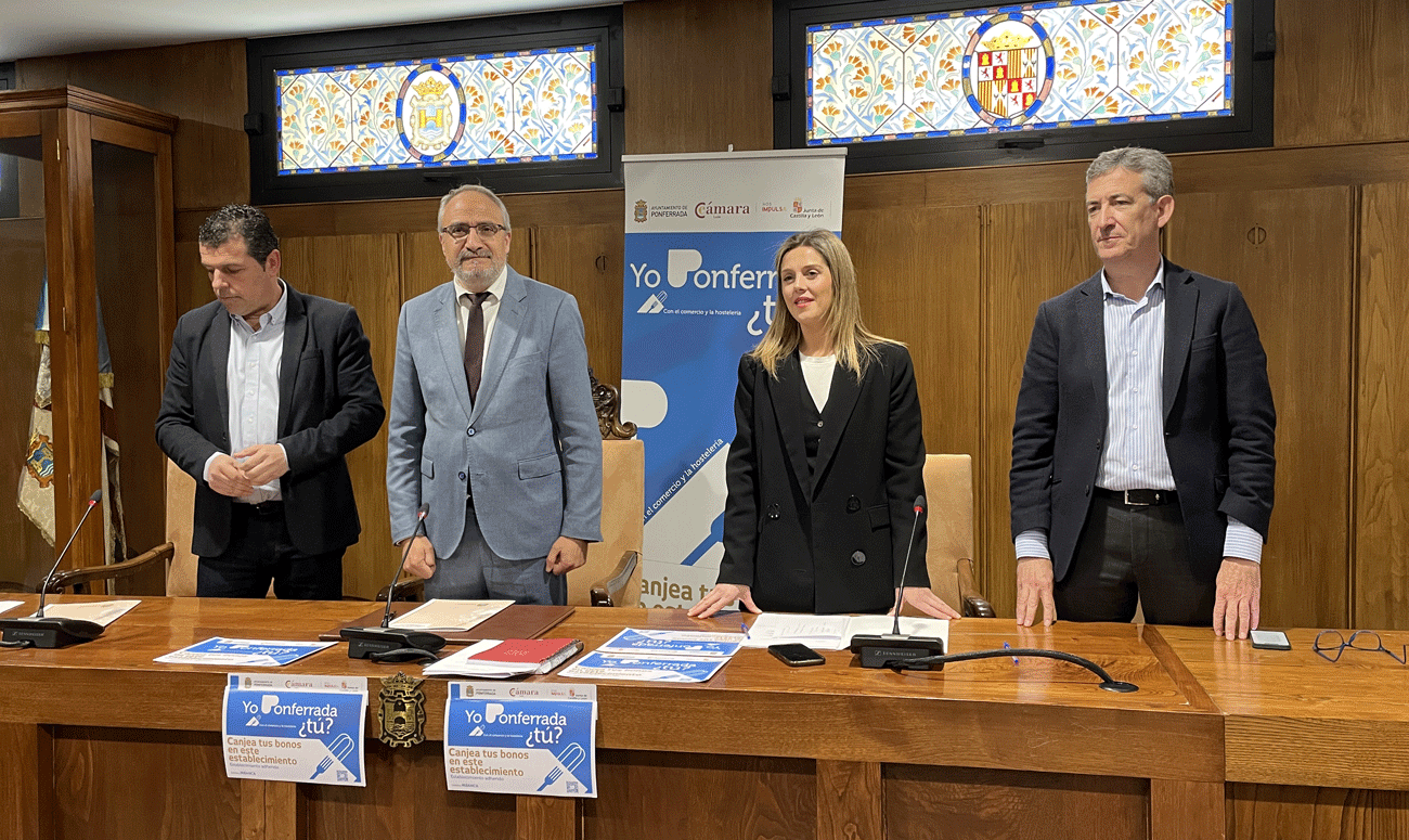 Presentación de la campaña en el Ayuntamiento de Ponferrada. | Javier Fernández
