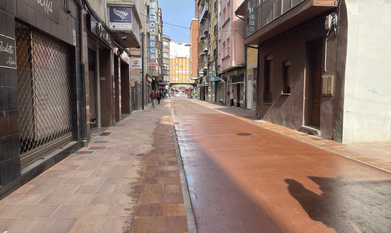 Imagen de la calle Real después de las obras. | Javier Fernández