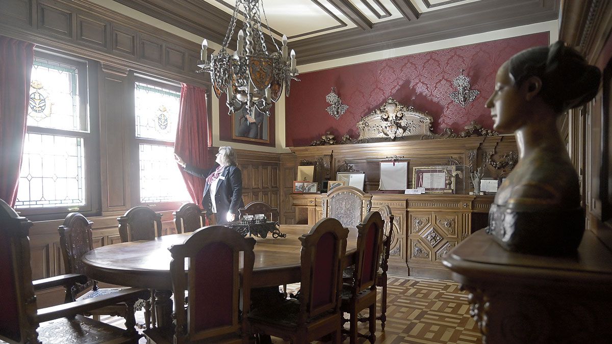 La sala del comedor de la Casona de los Pérez, abierta recientemente a sus visitantes. | JESÚS F. SALVADORES