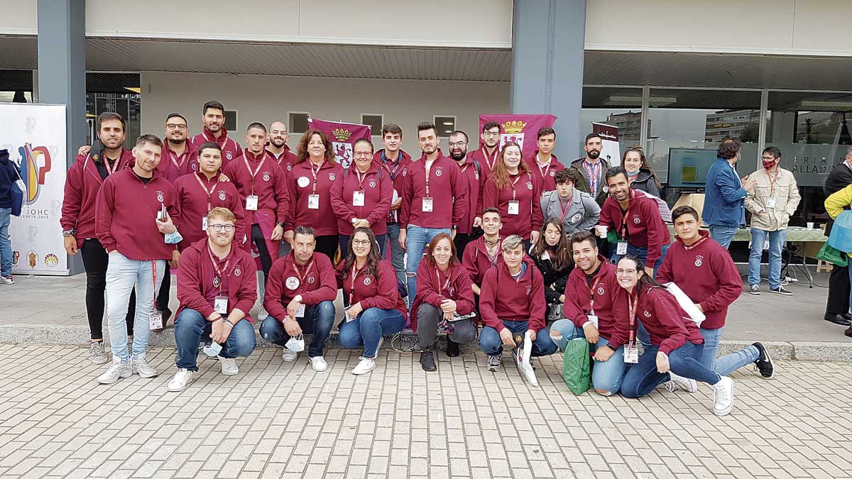 El grupo de los jóvenes papones de León en el último Encuentro Nacional. | Jóvenes Papones