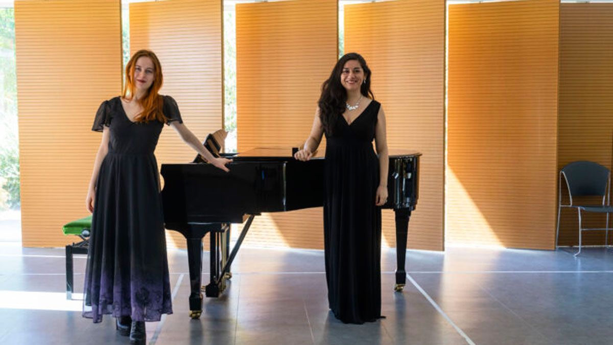 Dúo Lilium que participará en las nuevas actividades de la Térmica Cultural.