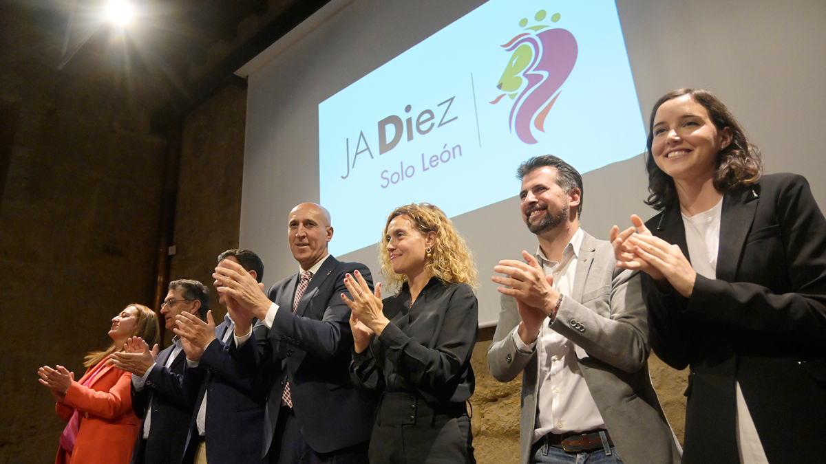 Presentación de la candidatura de José Antonio Diez en León. | JESÚS F. SALVADORES