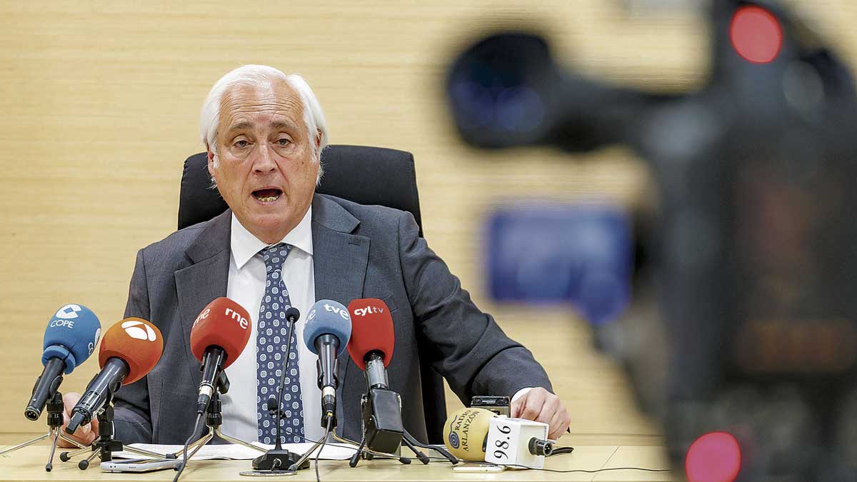 El presidente del Tribunal Superior de Justicia de Castilla y León, José Luis Concepción. | ICAL