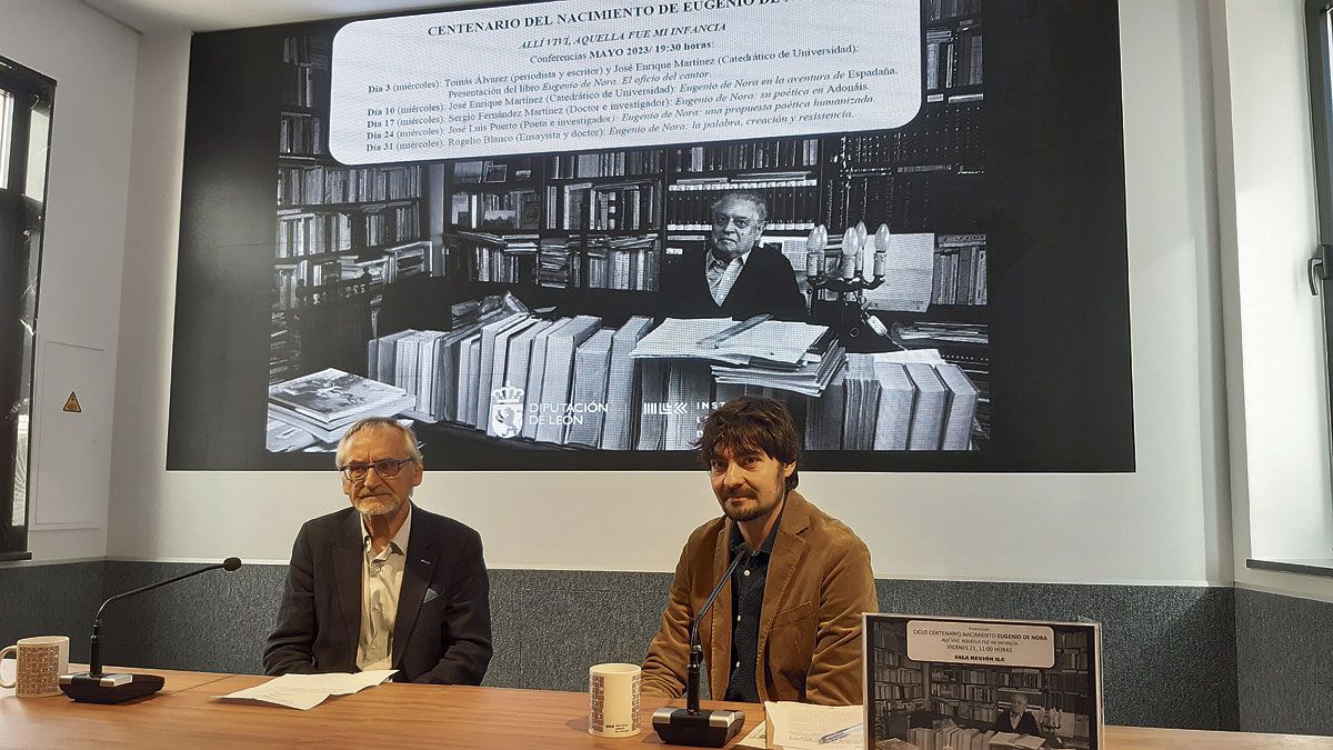 José Enrique Martínez y Emilio Gancedo presentaron las jornadas. | L.N.C.