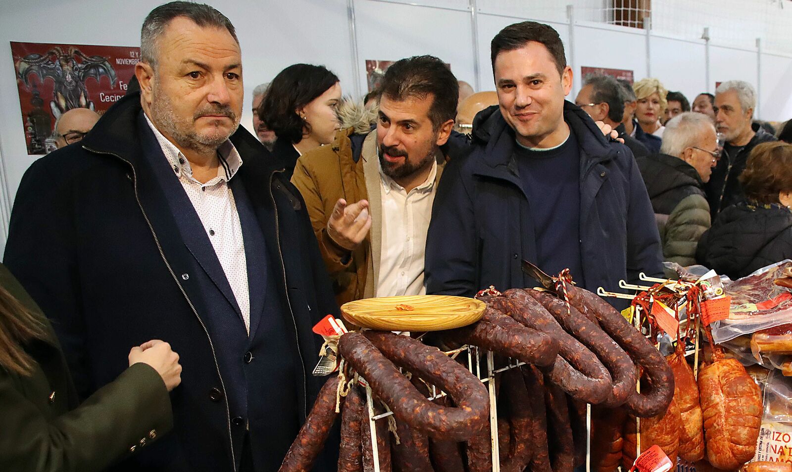 Eduardo Morán, Luis Tudanca y Javier Alfonso Cendón, en una imagen de archivo. | Peio García (Ical)