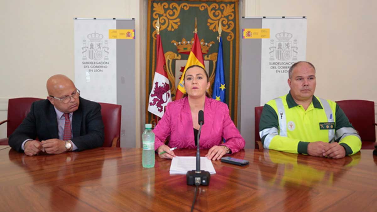 Virginia Barcones y Faustino Sánchez, delegados del Gobierno en la Comunidad y León, respectivamente. | CAMPILLO (ICAL)