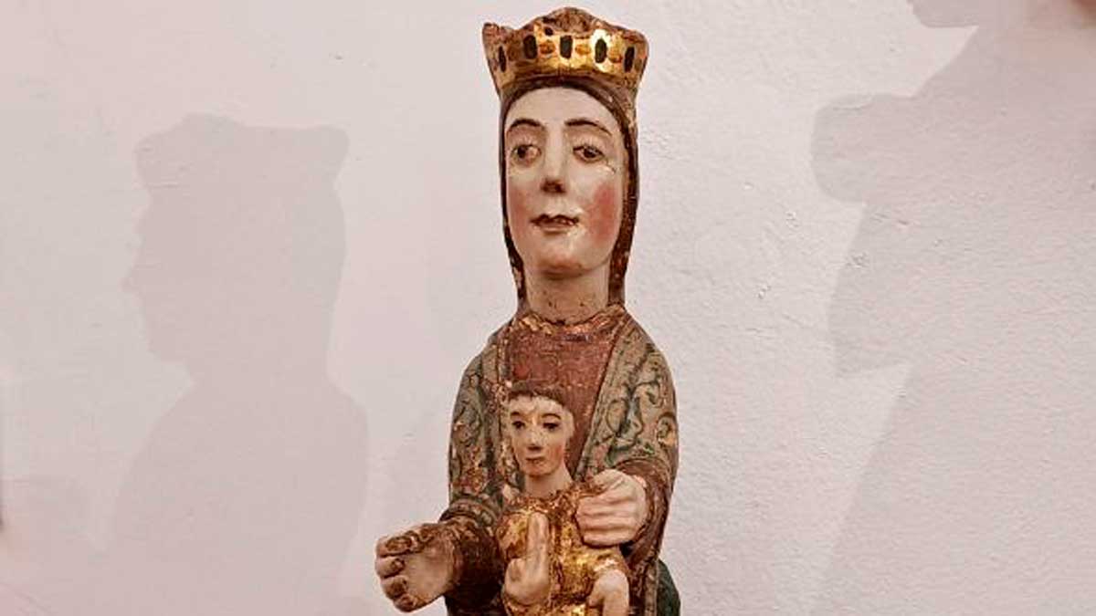 Virgen románica perteneciente aTruchas de Cabrera | ICAL Virgen románica perteneciente aTruchas de Cabrera | ICAL