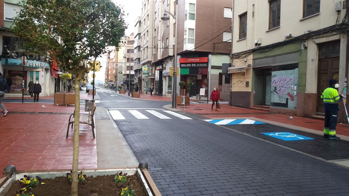 Imagen del centro de Ponferrada. Imagen del centro de Ponferrada.