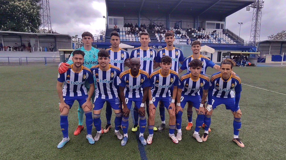 Formación de la Deportiva B en el último partido de la temporada. | S.D.P.