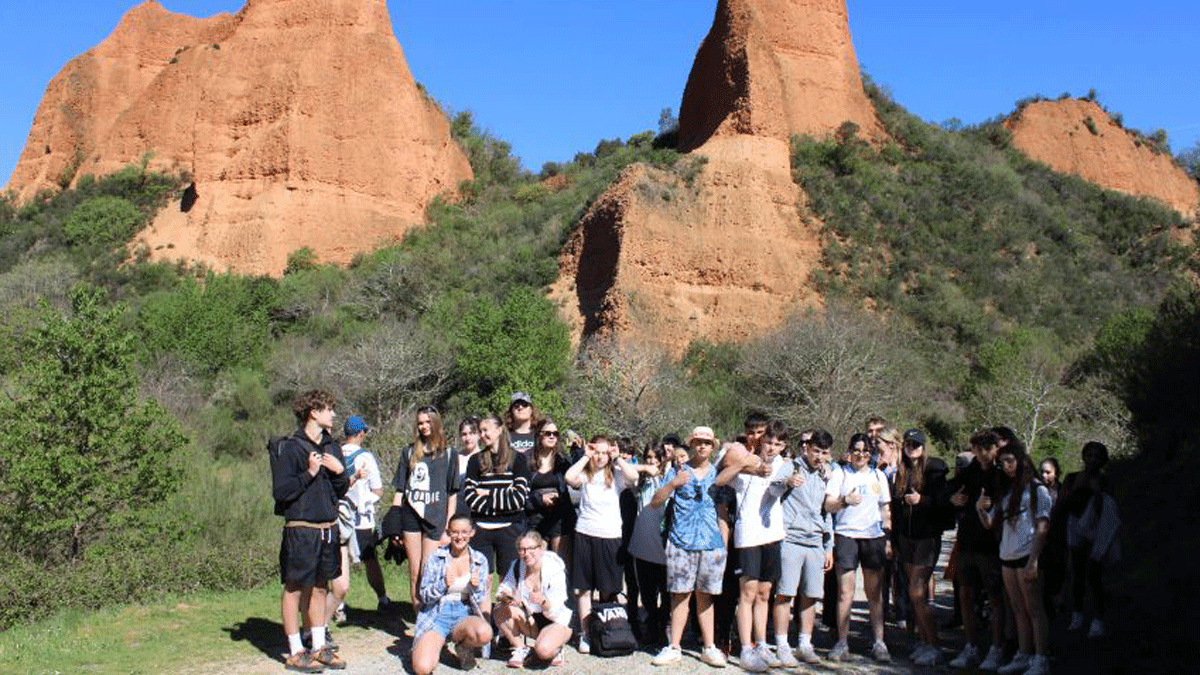 Visita a Las Médulas de los alumnos.