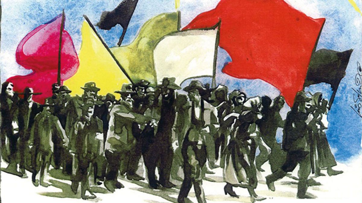 Cartel de la Lucha Campesina a la que quieren homenajear desde La Olla del Bierzo Cartel de la Lucha Campesina a la que quieren homenajear desde La Olla del Bierzo