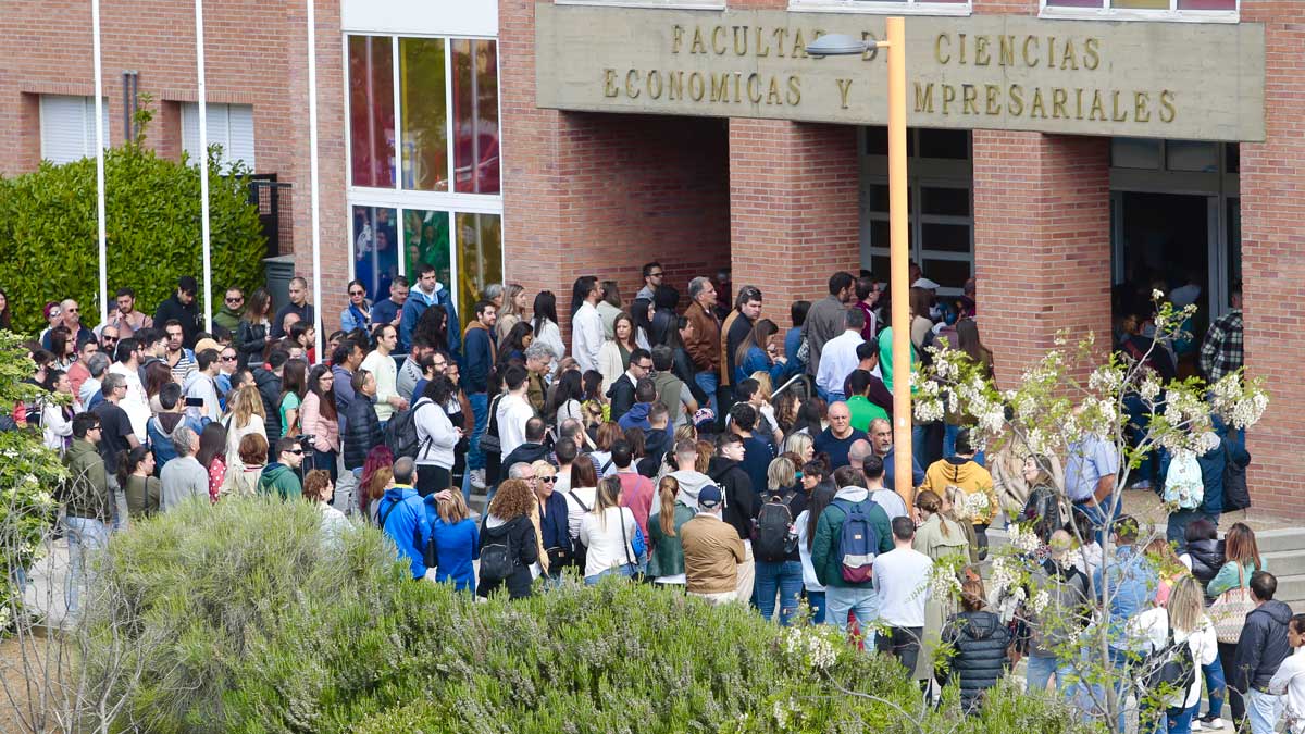 Oposiciones en la Universidad de León, en una imagen de archivo. | PEIO GARCÍA (ICAL)