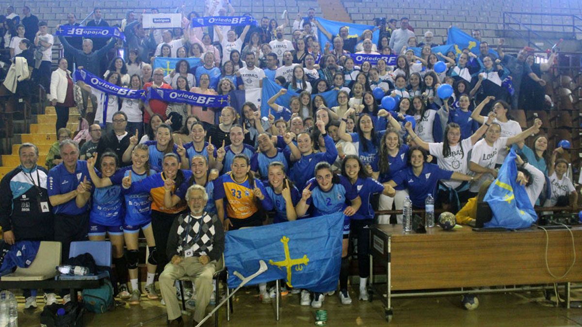 El Palacio de Deportes vivió la fiesta del Oviedo. | OVIEDO BF