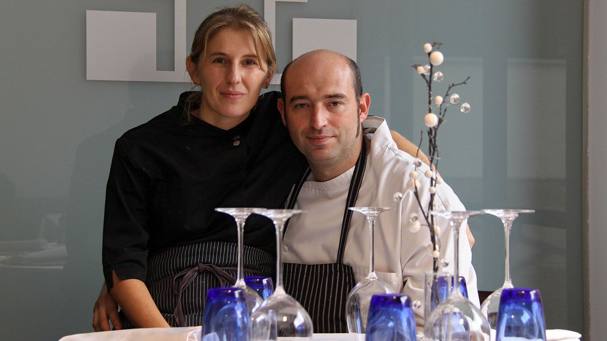 Yolanda León y Juanjo Pérez del Restaurante Cocinandos. | Peio García (Ical)