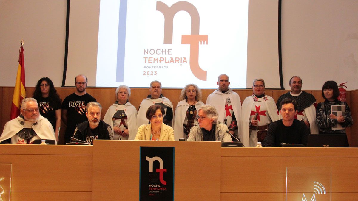 Presentación de La Noche Templaria en Ponferrada.