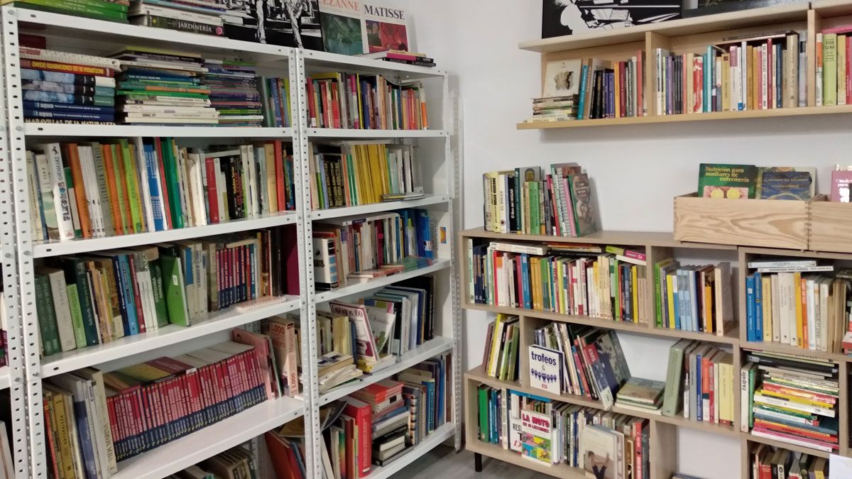 Estancias de la nueva librería en Ponferrada.