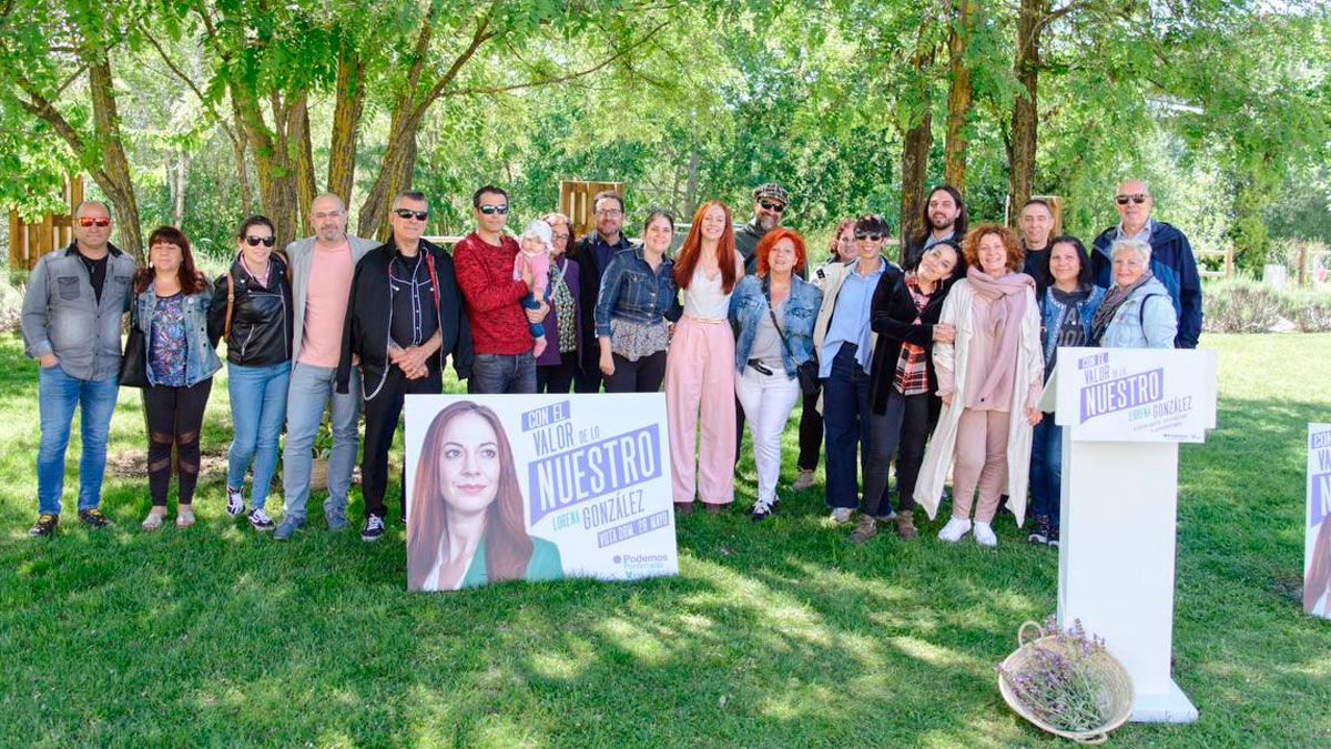 Presentación del programa electoral de la candidatura de Lorena González.