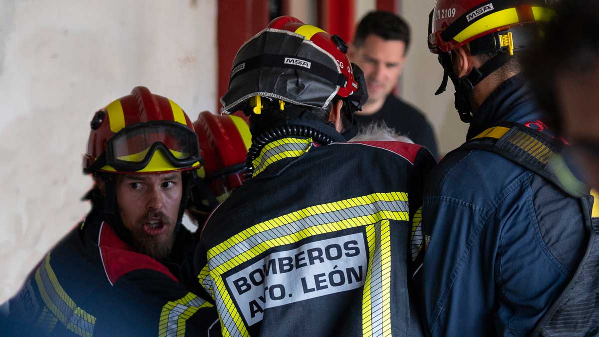 Los Bomberos participaron en el curso teórico-práctico. | BOMBEROS AYTO. LEÓN