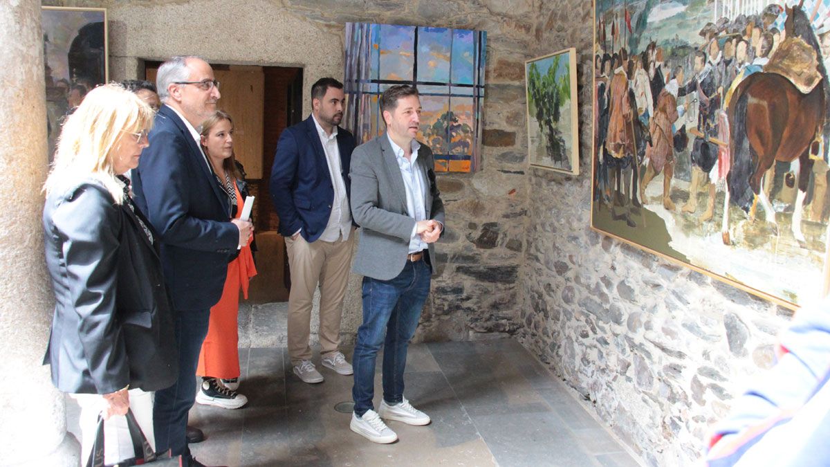 Apertura de la muesta en el Museo del Bierzo. Apertura de la muesta en el Museo del Bierzo.
