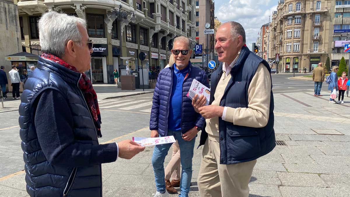 Eduardo López Sendino en un acto de campaña este sábado. | L.N.C.