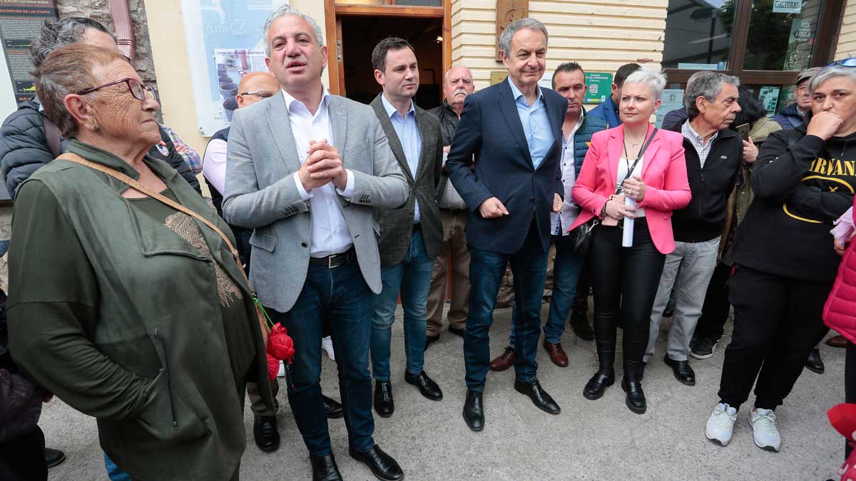 José Luis Rodríguez Zapatero visita Cistierna. | CAMPILLO (ICAL)