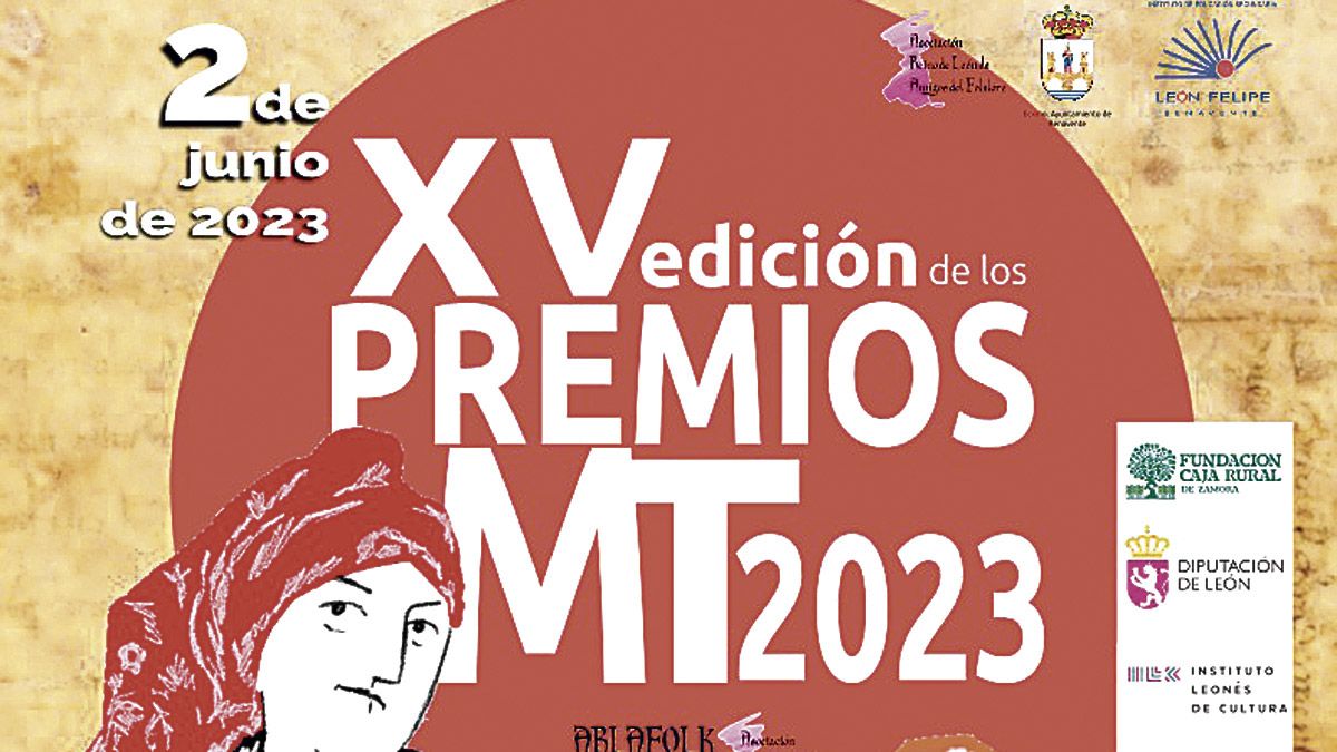 Detalle del cartel de los premios MT.