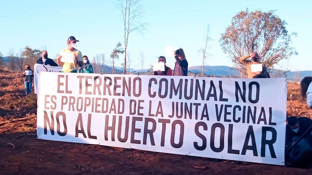 Una de las manifestaciones vecinales en contra del proyecto.