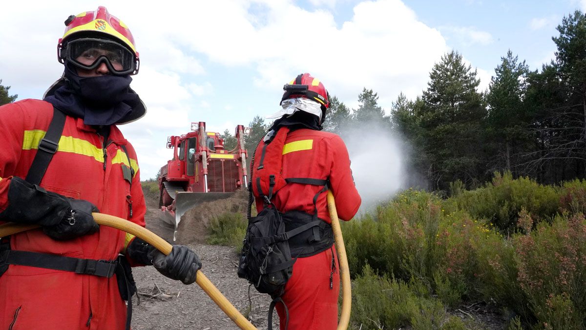 Entrenamientos en Torre del Bierzo de la UME. | ICAL