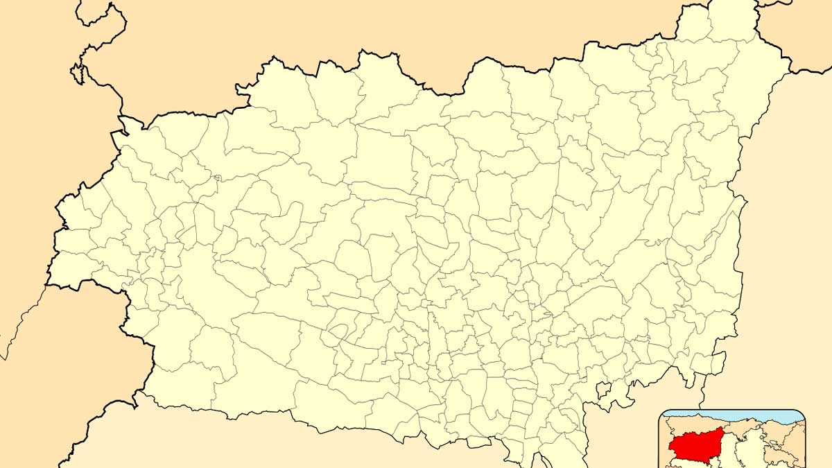 Mapa de la provincia leonesa | DE MIGUILLEN