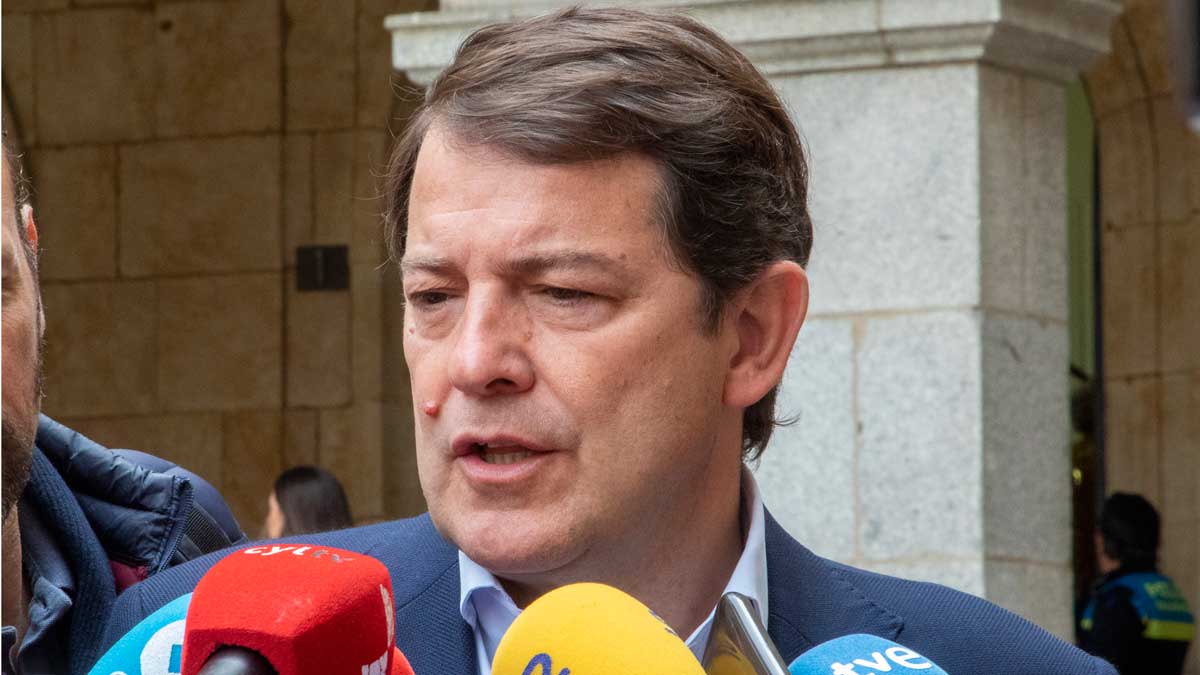 Fernández Mañueco tras votar el pasado domingo | ICAL