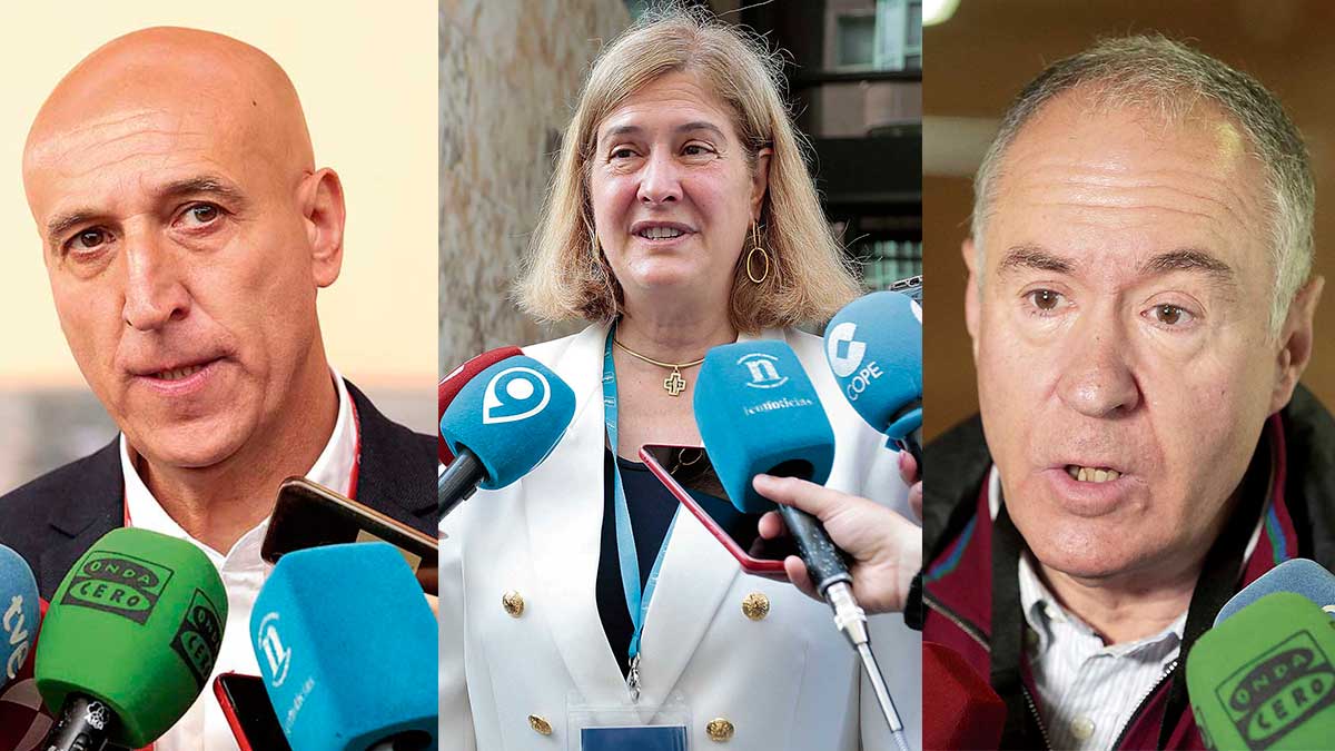 José Antonio Diez, Margarita Torre y Eduardo López Sendino. | ICAL