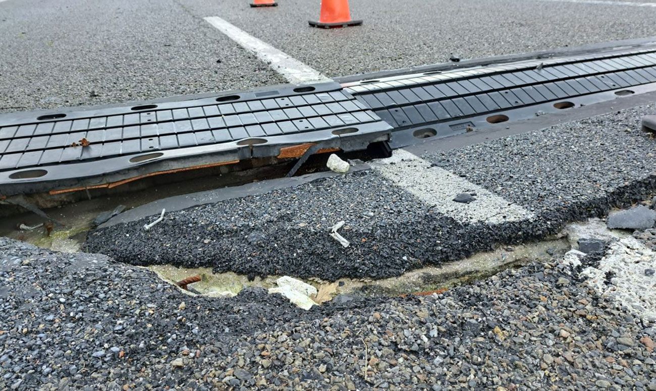 Obras en la A-6 a su paso por Trabadelo este año. | L.N.C.