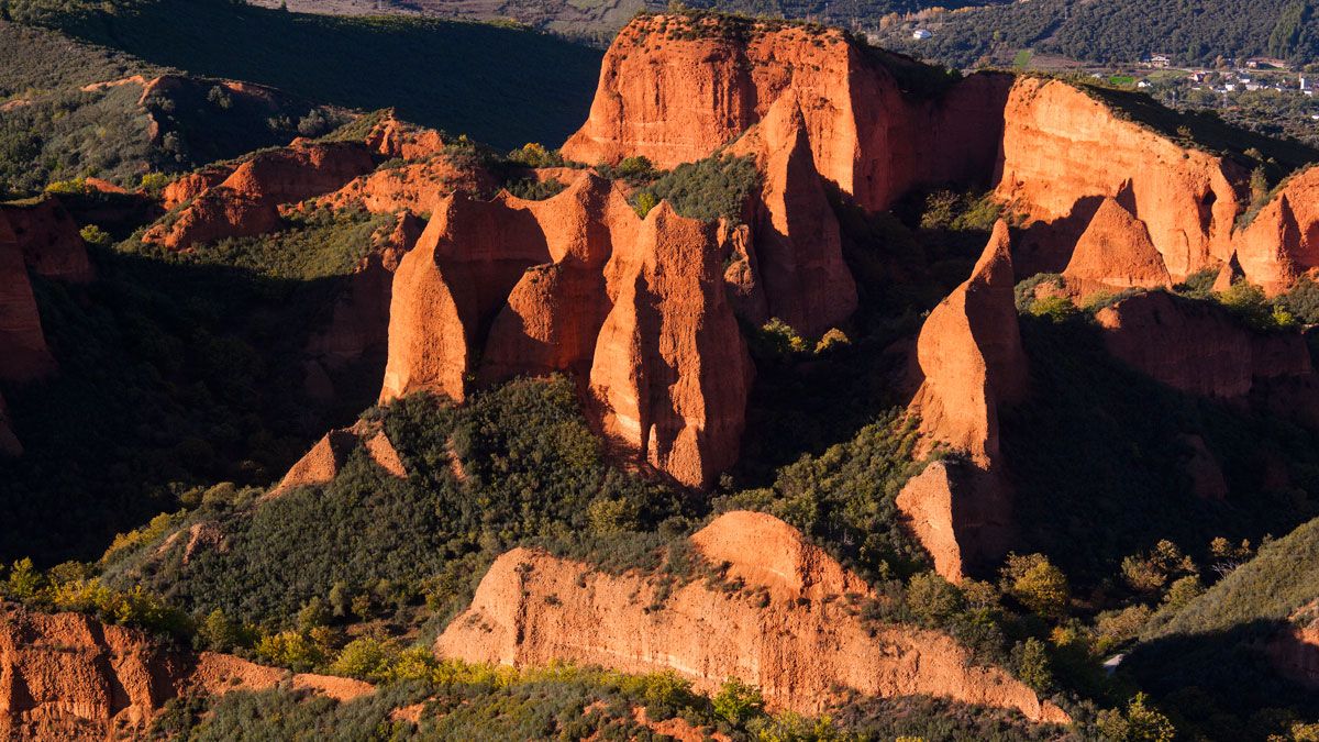 Fotografía del camino de Reirigo en Las Médulas.