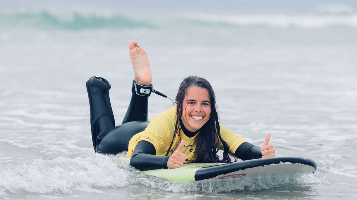 María Martín-Granizo ganó el mundial de surf esta temporada. | F.E.S.
