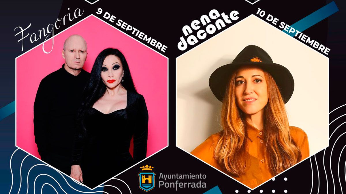 Parte del cartel con los conciertos de La Encina. Parte del cartel con los conciertos de La Encina.