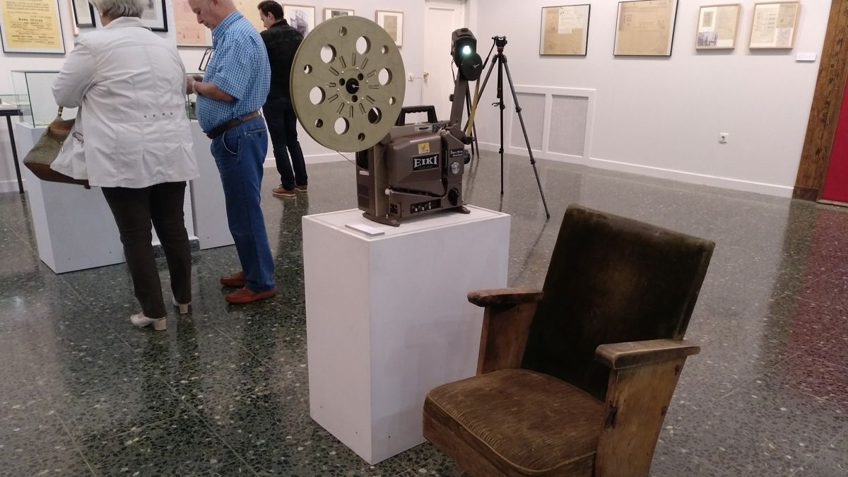 Una exposición referente al cine en Ponferrada.