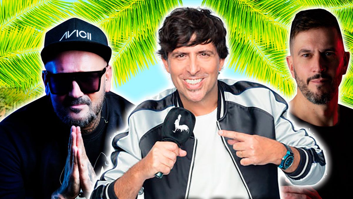 Los tres dj,s amenizarán la noche del 14 de julio en Vega.