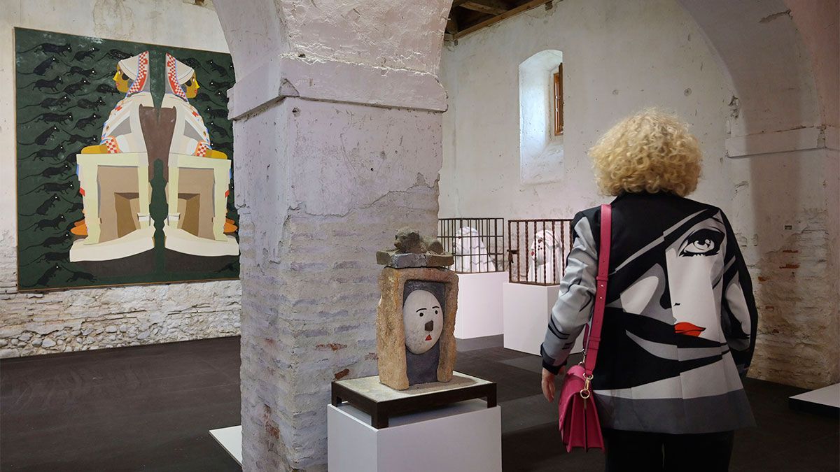 Un rincón de la exposición. | JESÚS F. SALVADORES Un rincón de la exposición. | JESÚS F. SALVADORES
