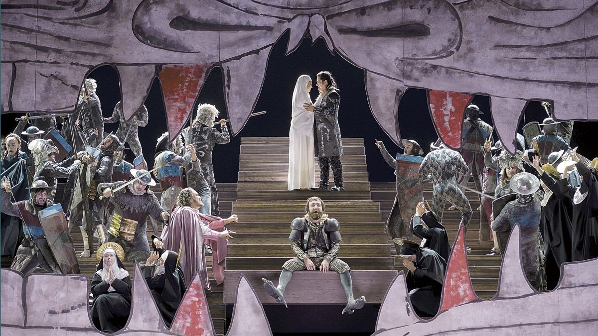Un momento de la representación de ‘Il trovatore’. | MONIKA RITTERHAUS
