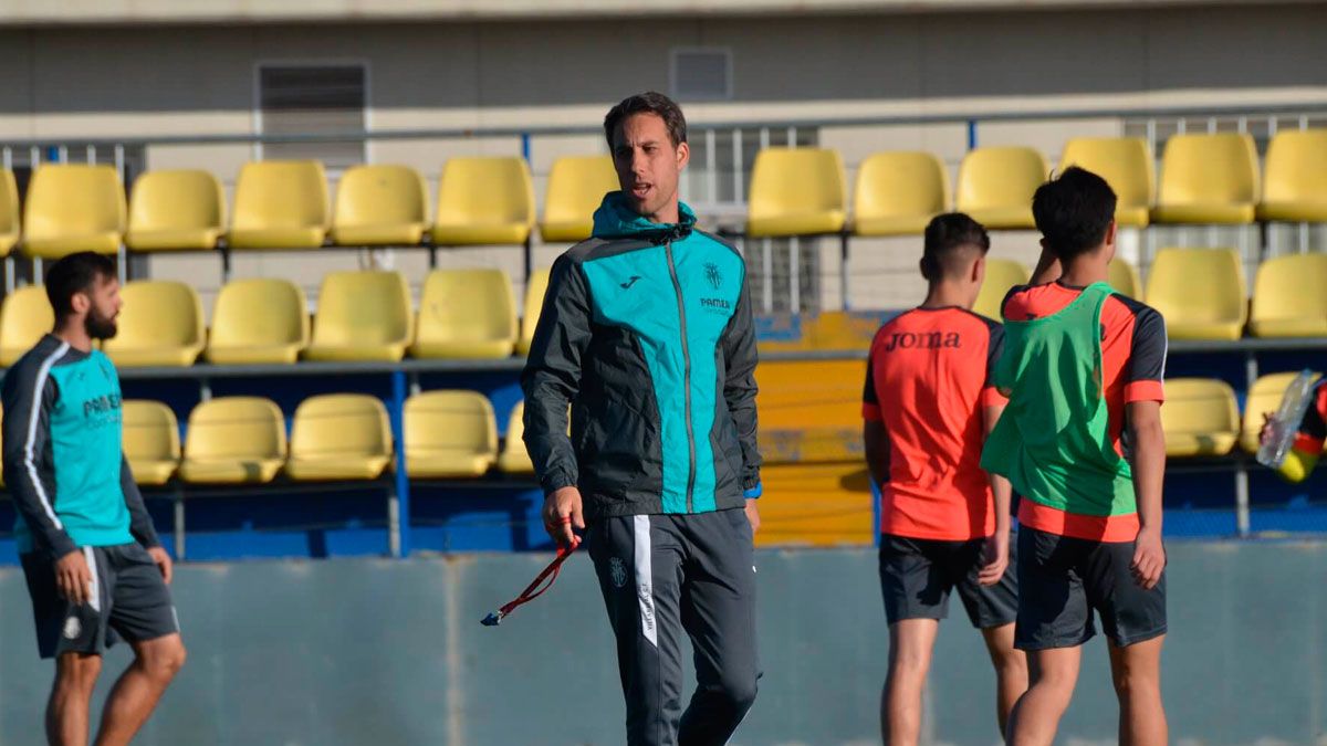 David Pérez Lizaga durante su etapa en la cantera del Villarreal. | L.N.C.