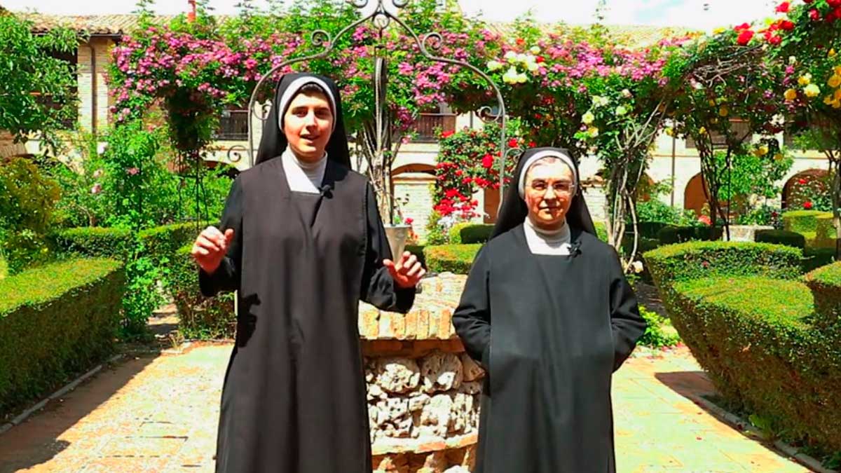 Sor Marta y la Madre María, monjas benedictinas del Monasterio de Santa Cruz de Sahagún. | TIK TOK