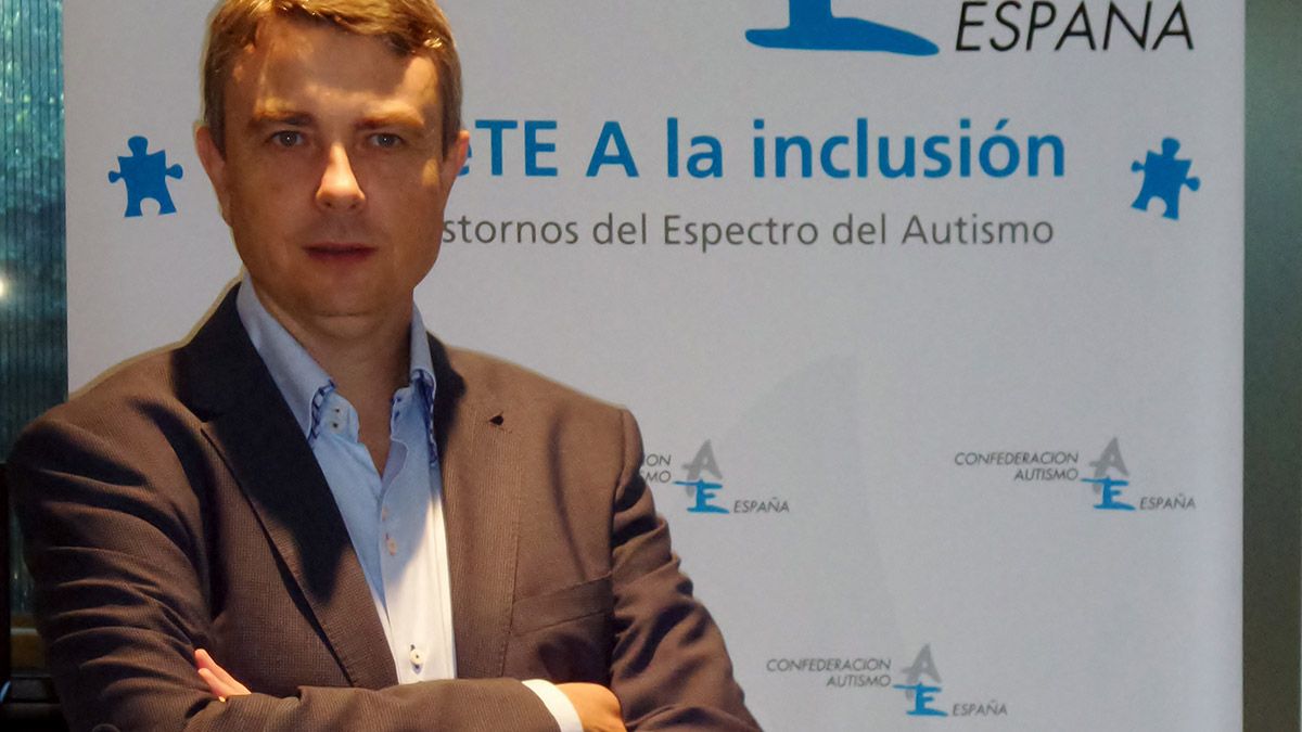 El leonés Miguel Ángel Casas, presidente de Autismo España. | L.N.C.