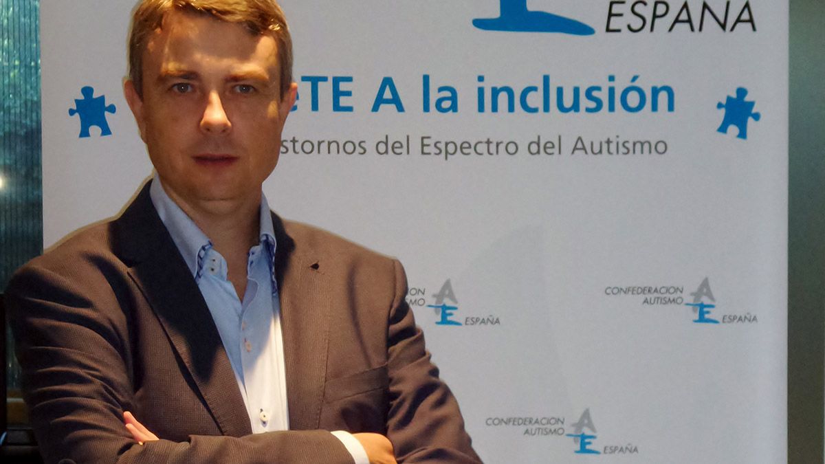 El leonés Miguel Ángel Casas, presidente de Autismo España. | L.N.C. El leonés Miguel Ángel Casas, presidente de Autismo España. | L.N.C.