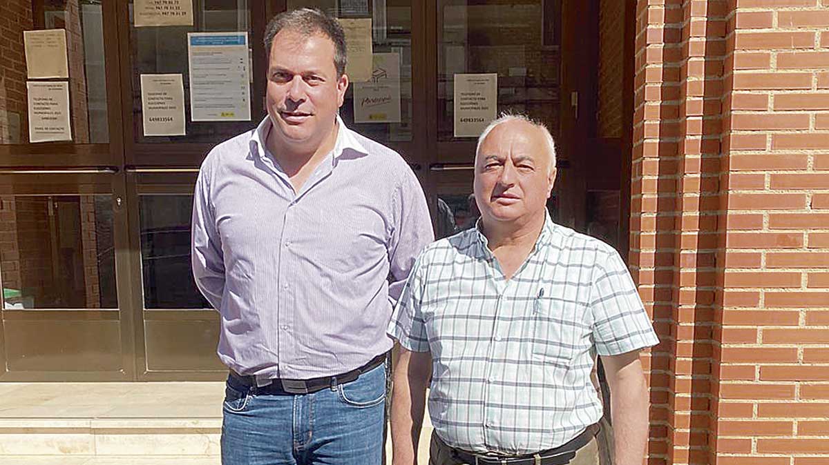 El alcalde de Valderrueda (d) elegido para la Diputación por Cistierna. | L.N.C..